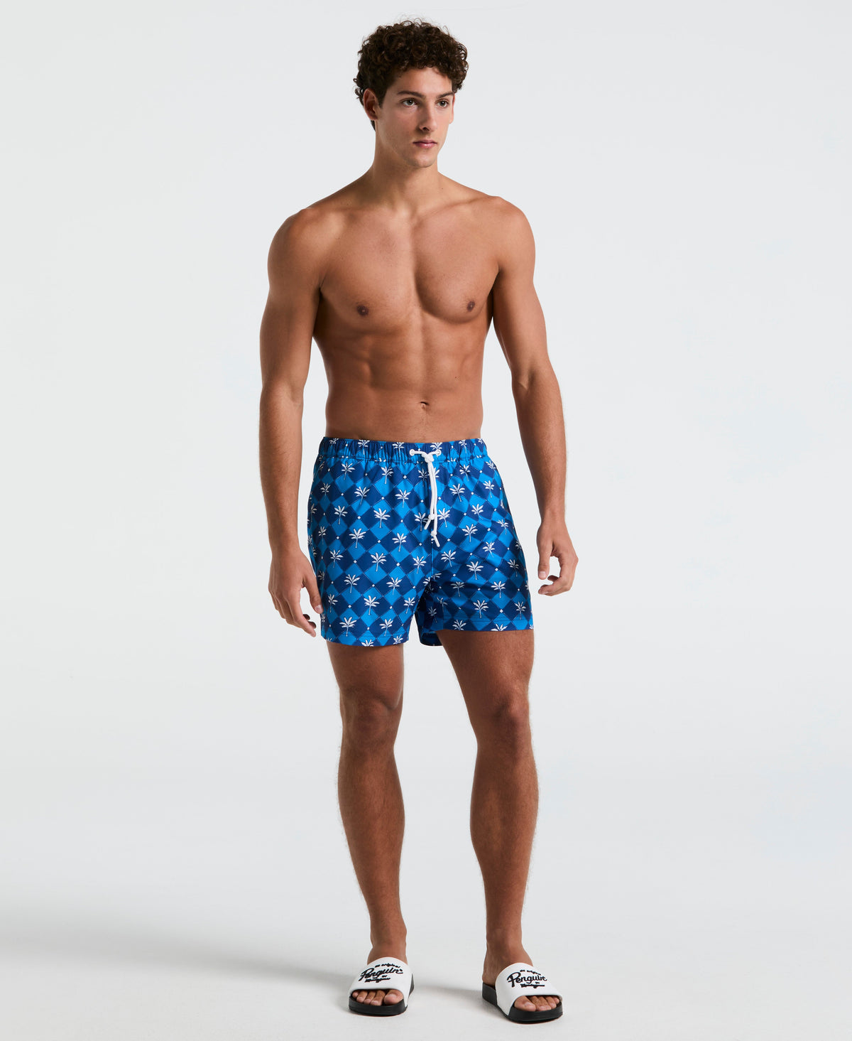 Original Penguin 5" Palm Tile Swim Short