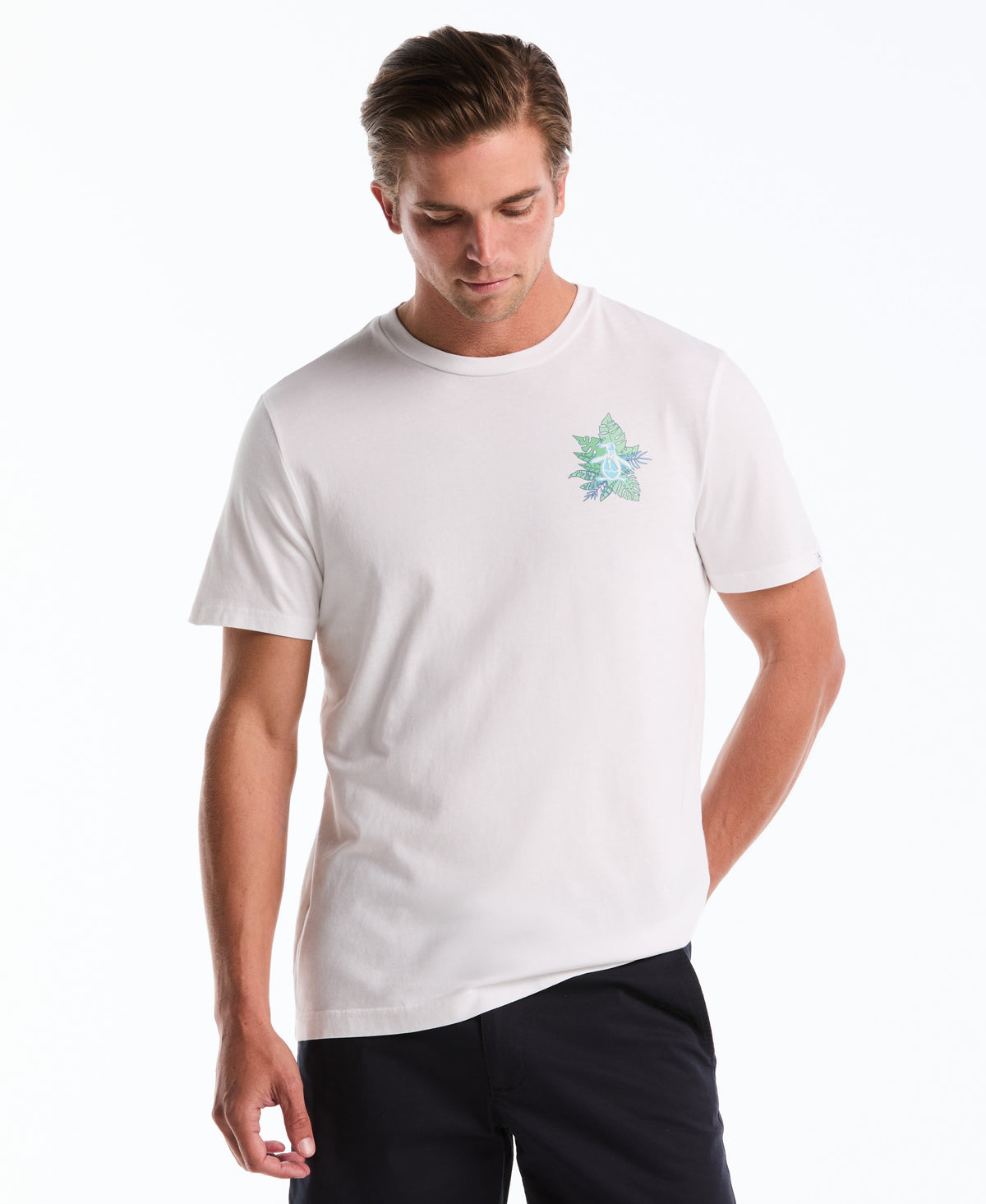 Original Penguin Cotton Breeze Block Graphic Tee
