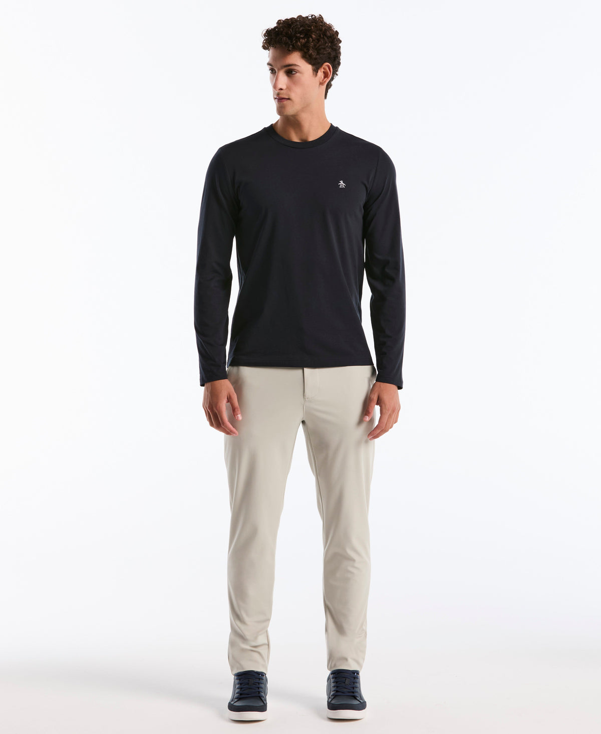 Original Penguin Crewneck Long Sleeve Tee