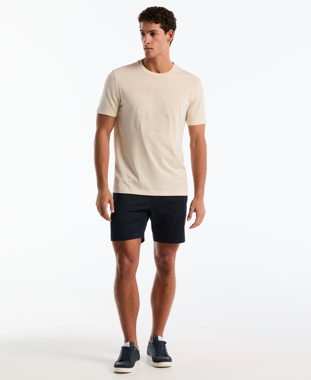 Original Penguin Embroidered Lei Graphic Jersey Tee
