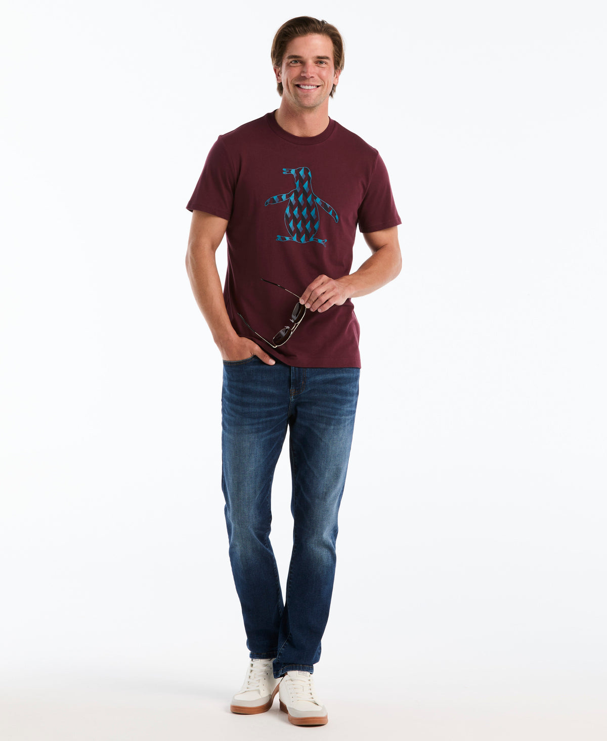 Original Penguin Pete Fill Geo Graphic Tee