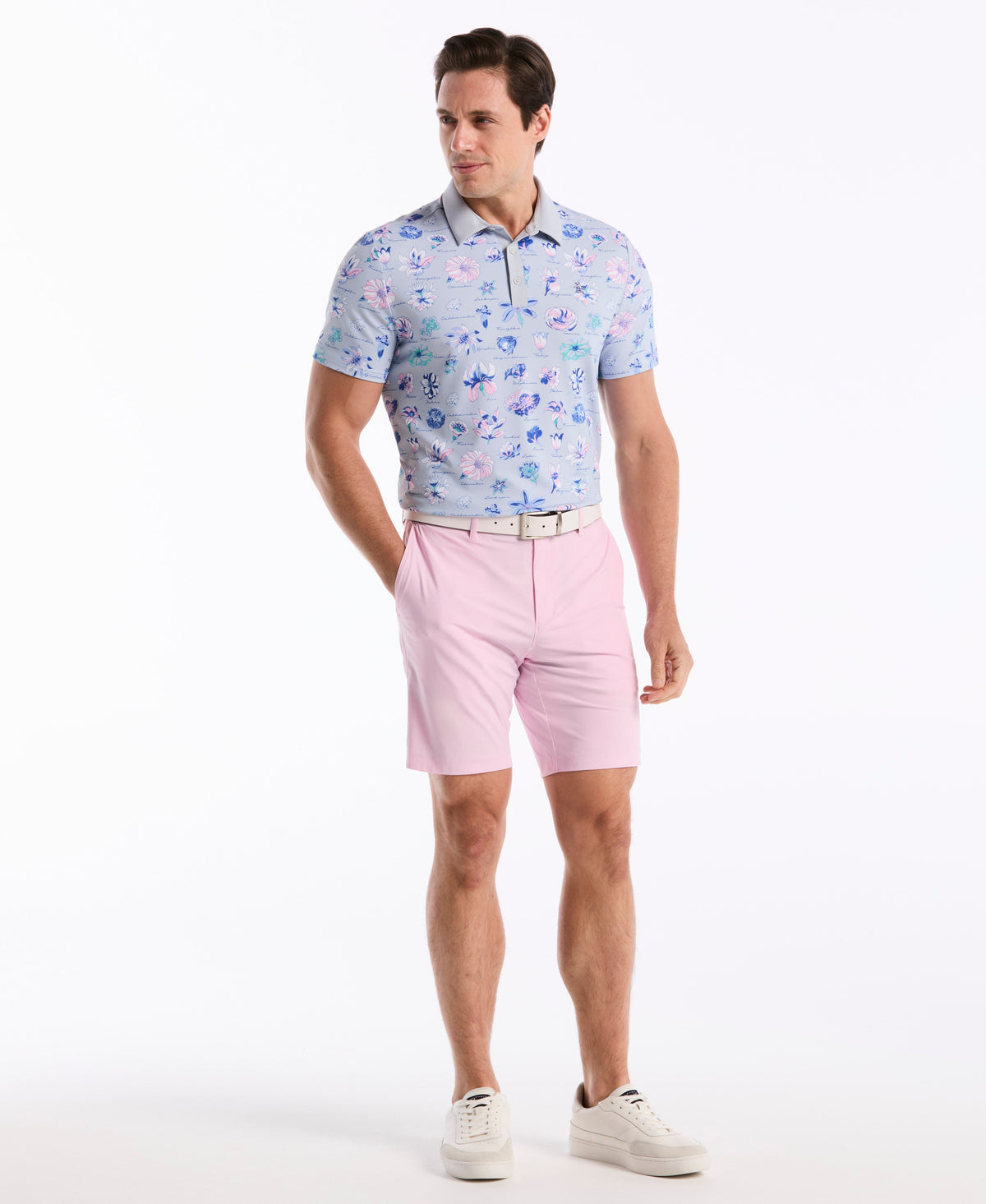 Original Penguin Pete's Watercolor Study Golf Polo