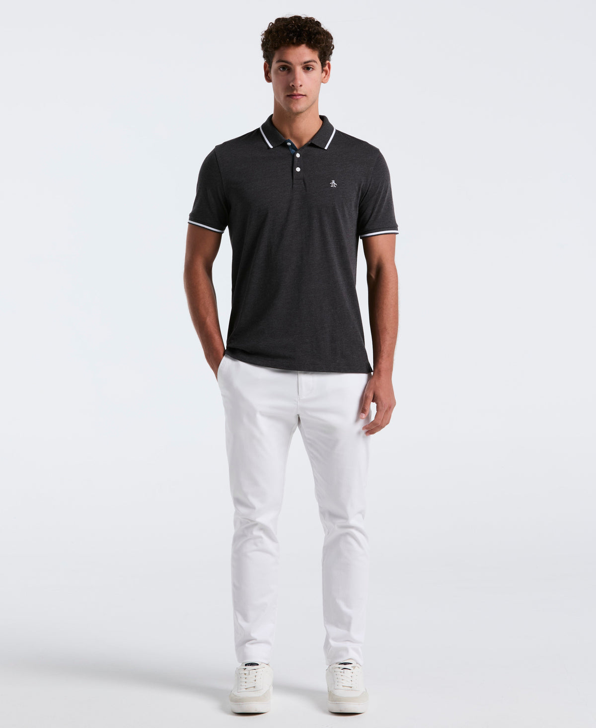 Original Penguin Pique Contrast Tipping Polo
