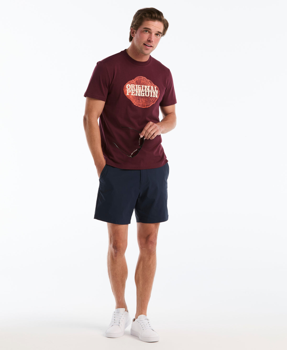 Original Penguin Tree Ring Graphic Tee