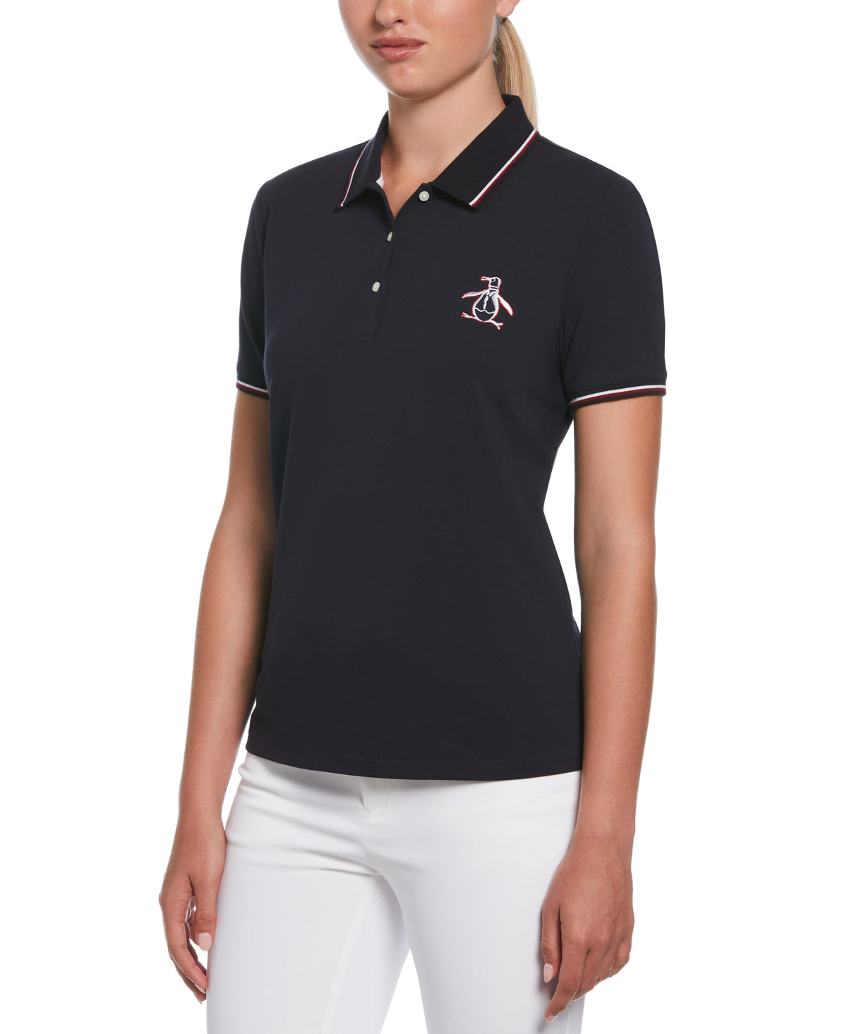 Original Penguin Women's Mega Pete Pique Polo