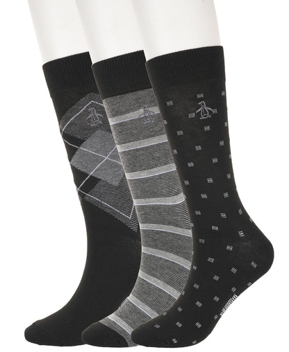 Original Penguin 3 Pack Birdseye Neat Sock