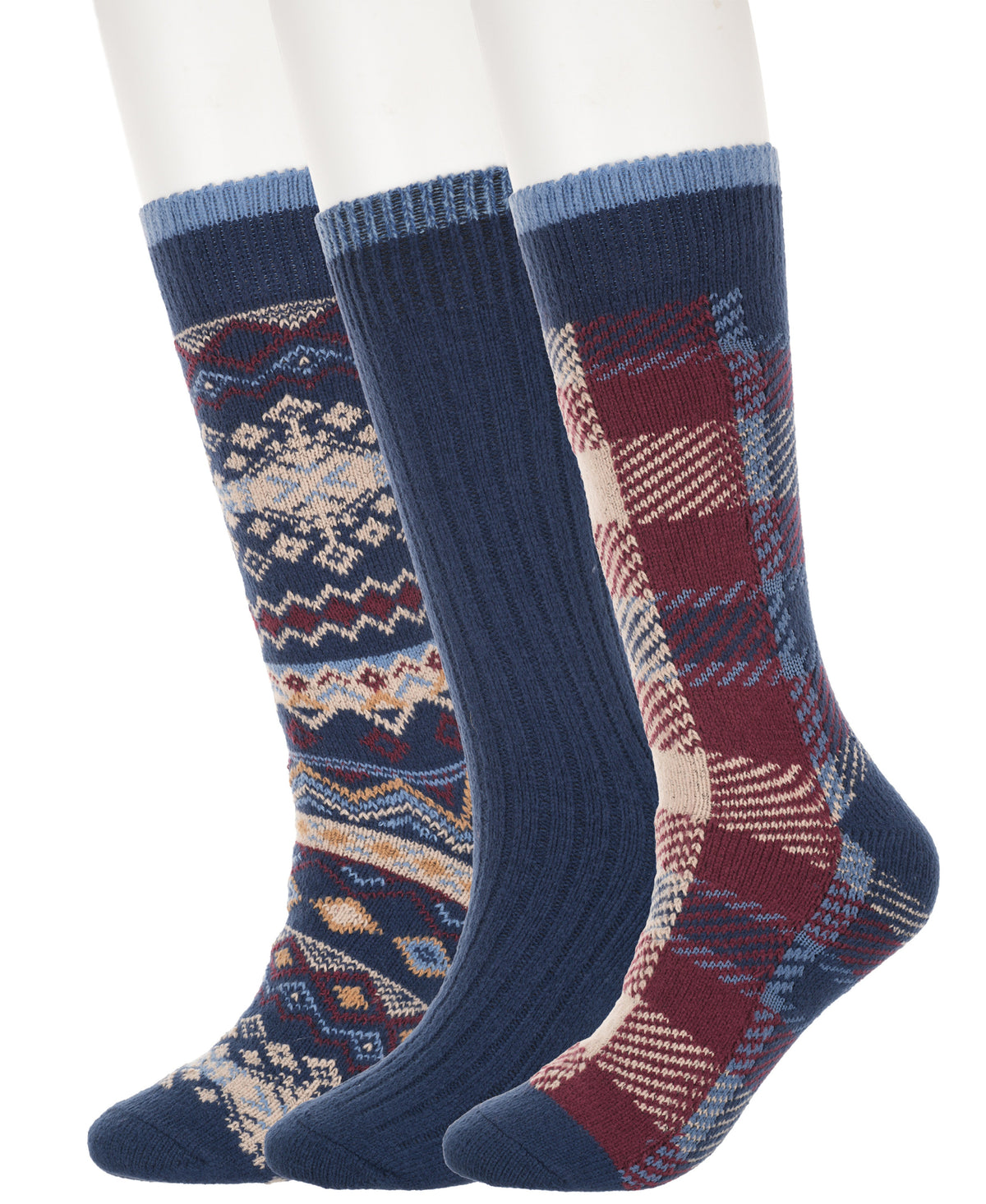 Original Penguin 3 Pack Northeastern Fairisle Sock