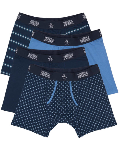 Original Penguin 4 Pack Contour Boxer Briefs