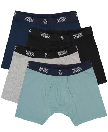 Original Penguin 4 Pack Contour Boxer Briefs