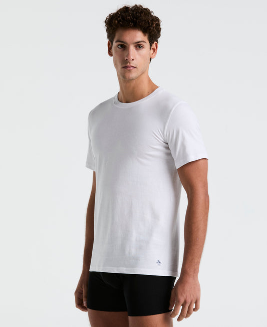 Original Penguin 4 Pack Multicrew Solid Tees