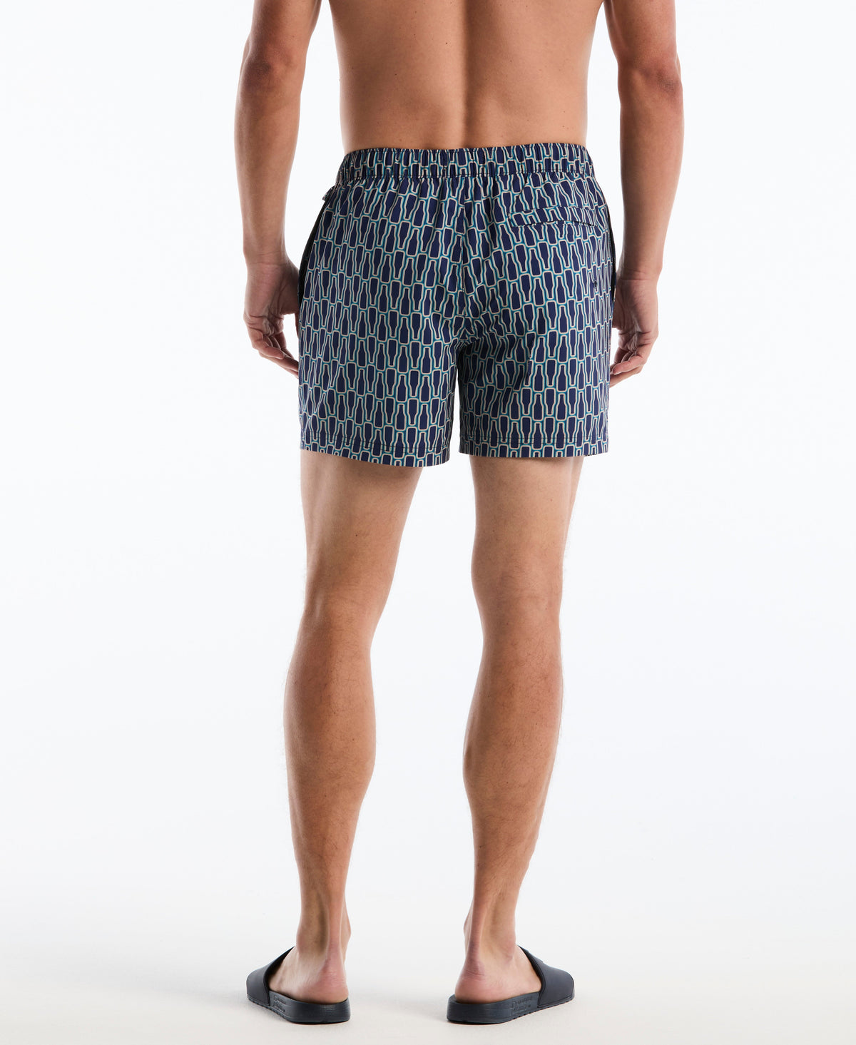 Original Penguin 5" Box Beer Bottle Geo Swim Short