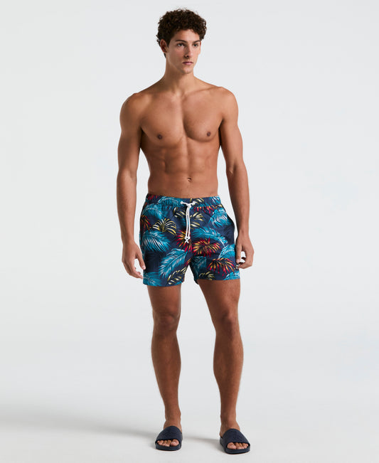 Original Penguin 5" Box Palm Leaf Swim Short