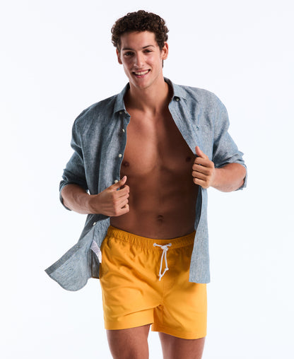 Original Penguin 5" Box Solid Swim Short