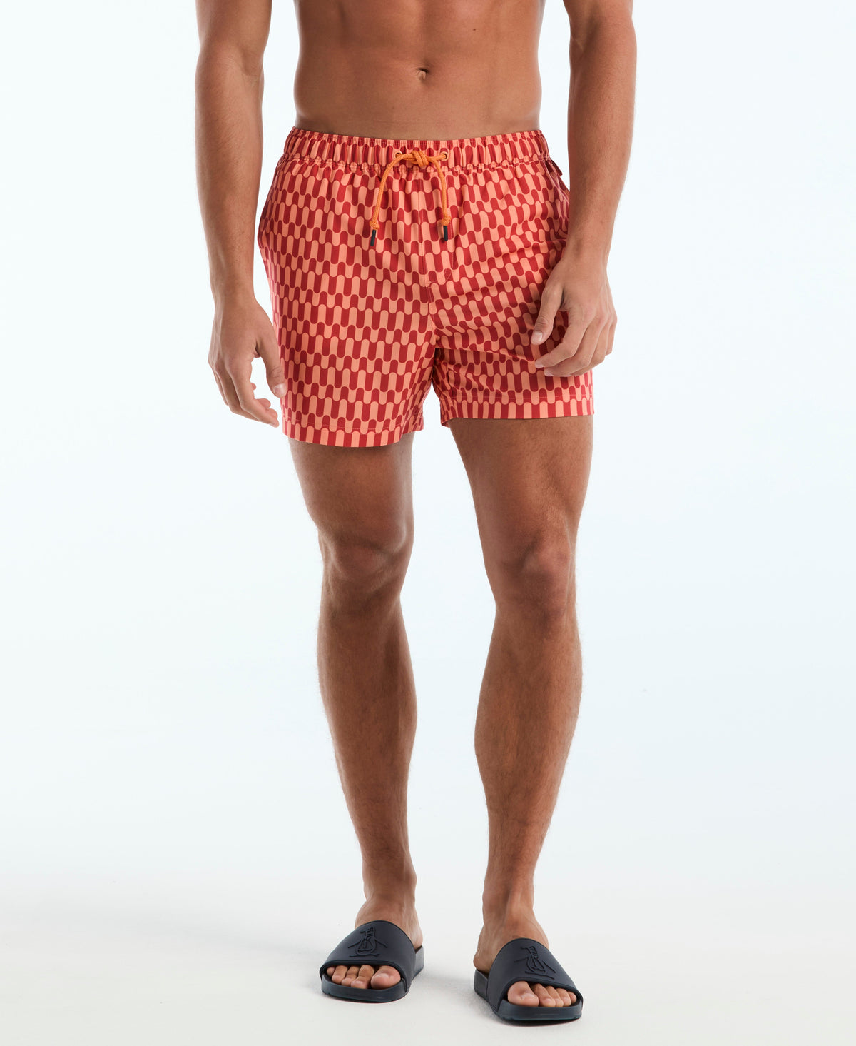 Original Penguin 5" Geo Waves Swim Short