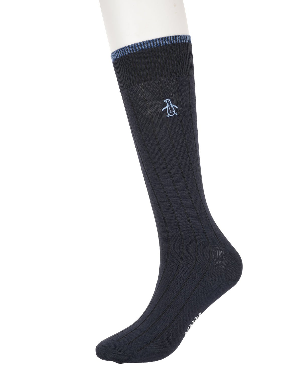 Original Penguin 5 Pack Solid Dress Ribbed Sock