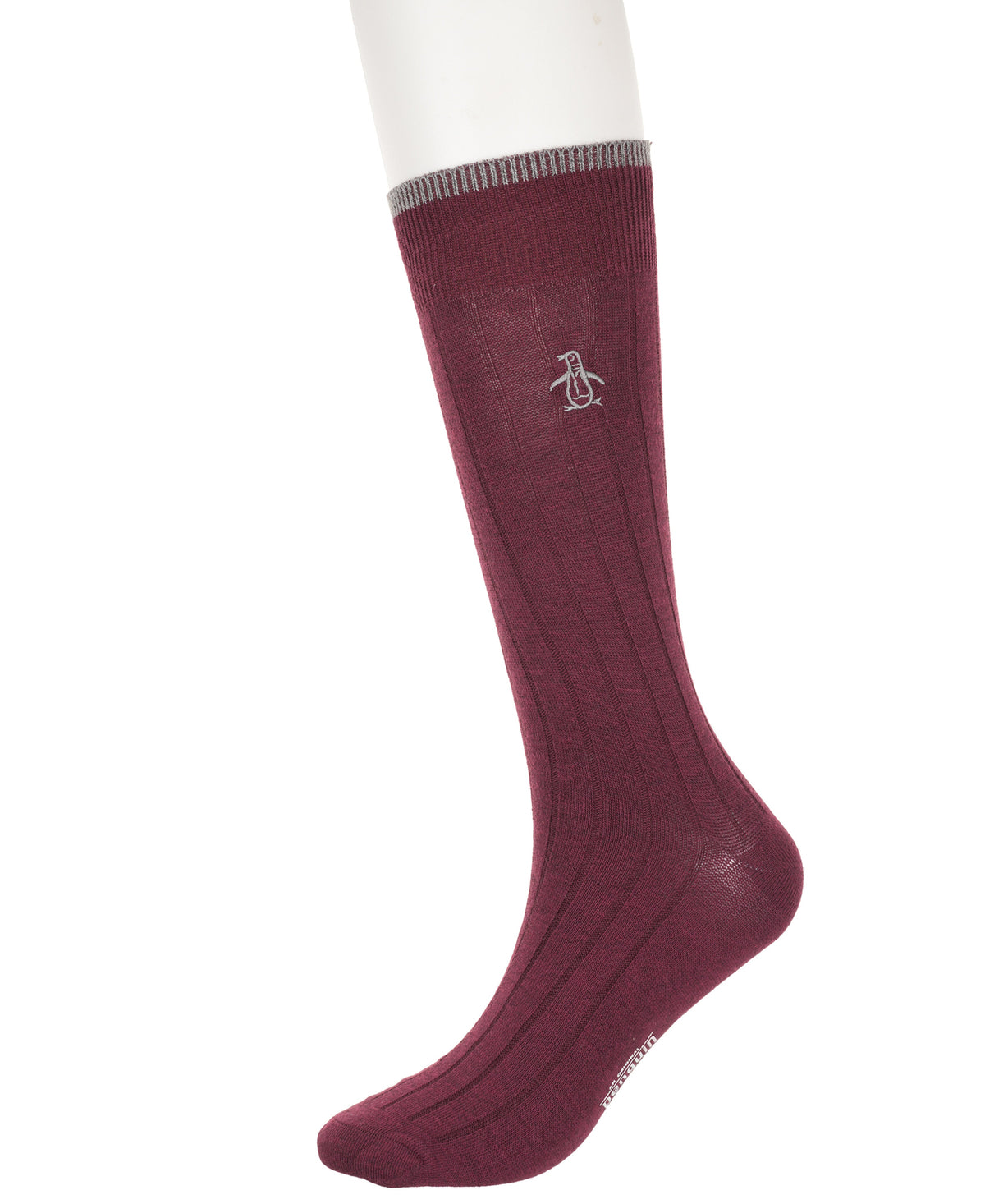 Original Penguin 5 Pack Solid Dress Ribbed Sock