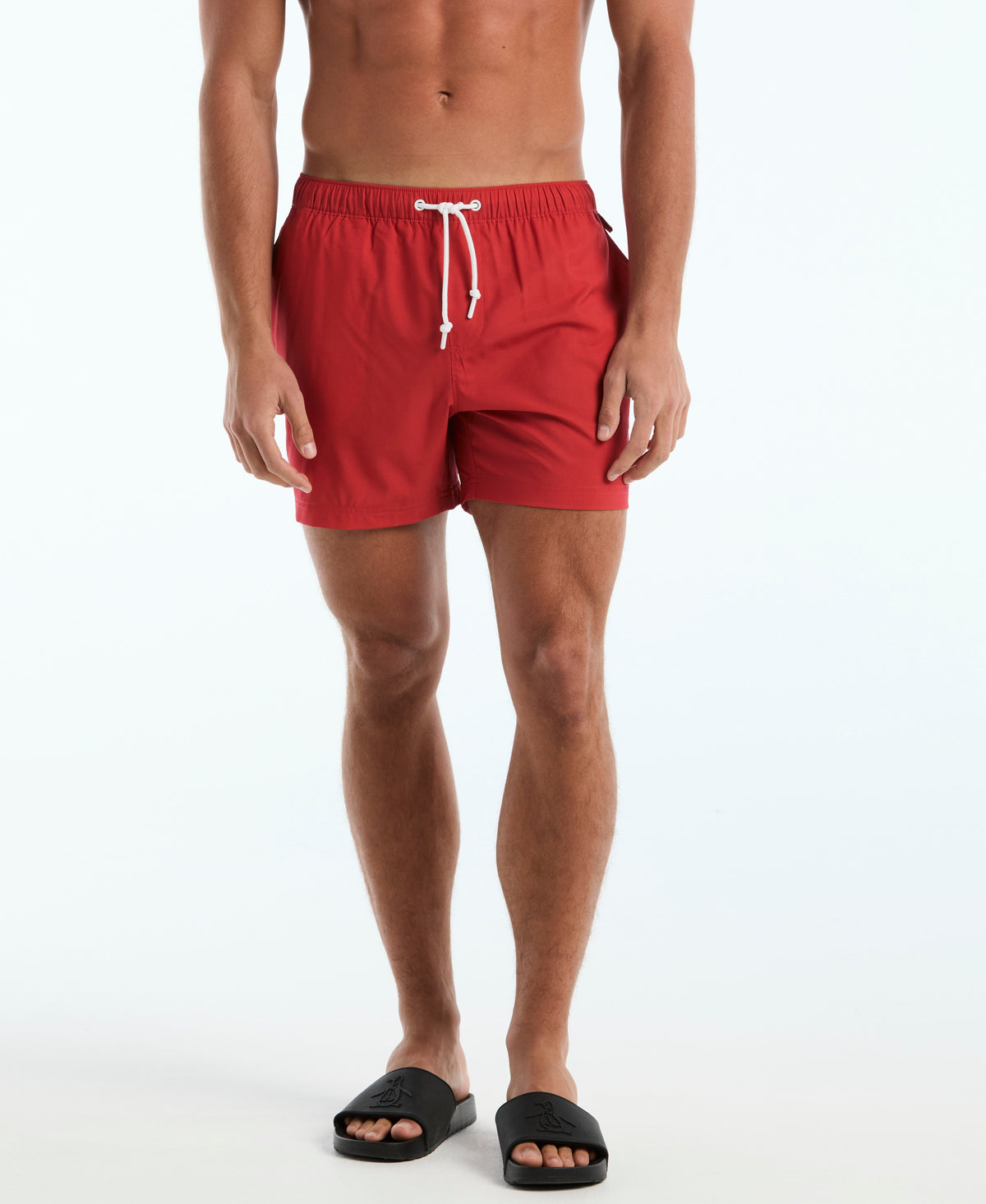 Original Penguin 5" Solid Stretch Swim Short