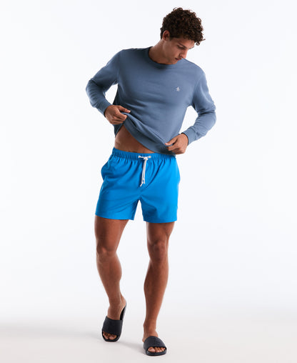 Original Penguin 5" Solid Stretch Swim Short