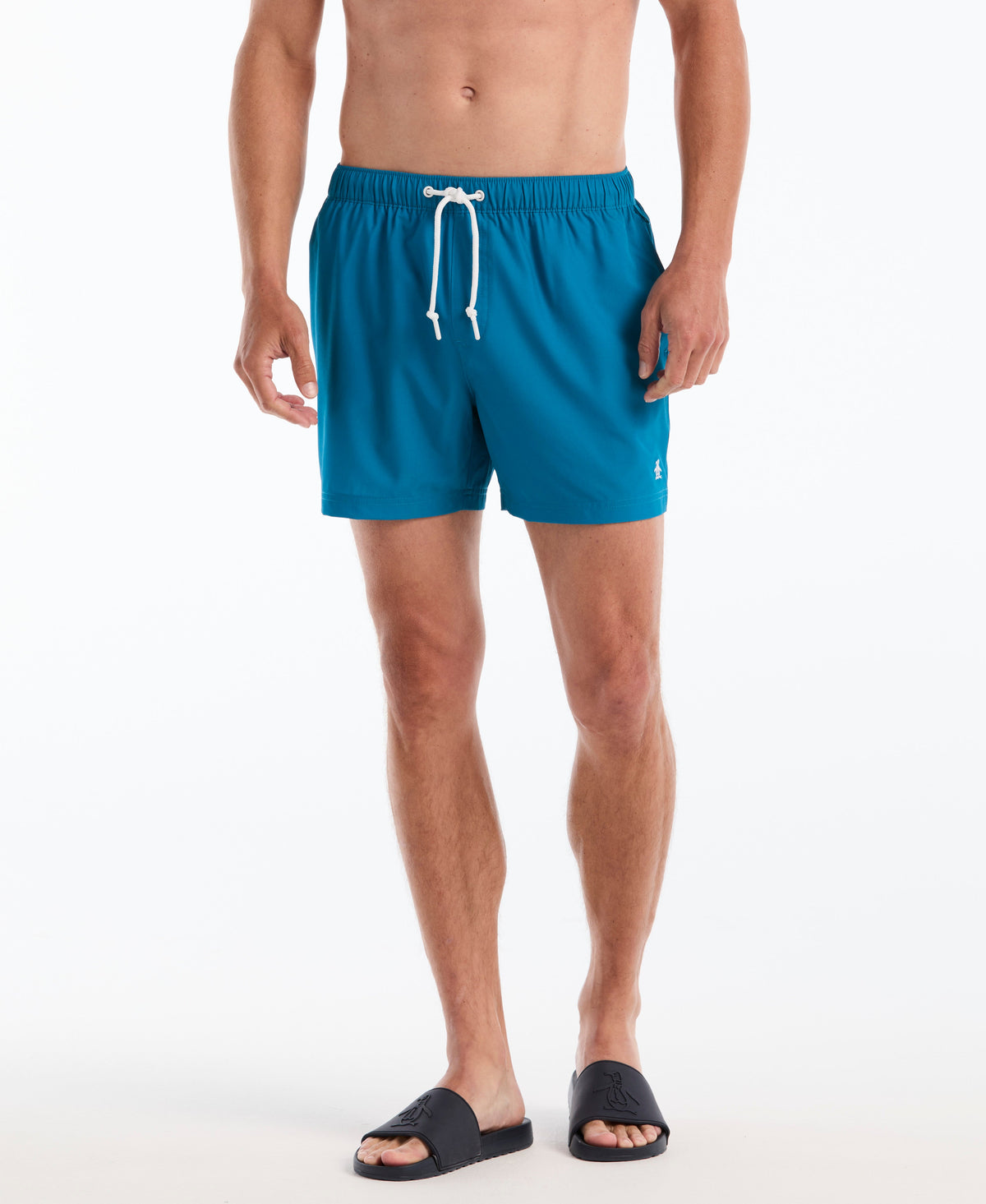 Original Penguin 5" Solid Stretch Swim Short