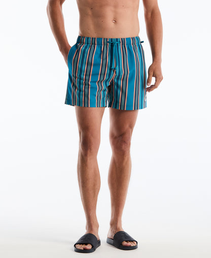 Original Penguin 5" Vertical Striped Swim Short