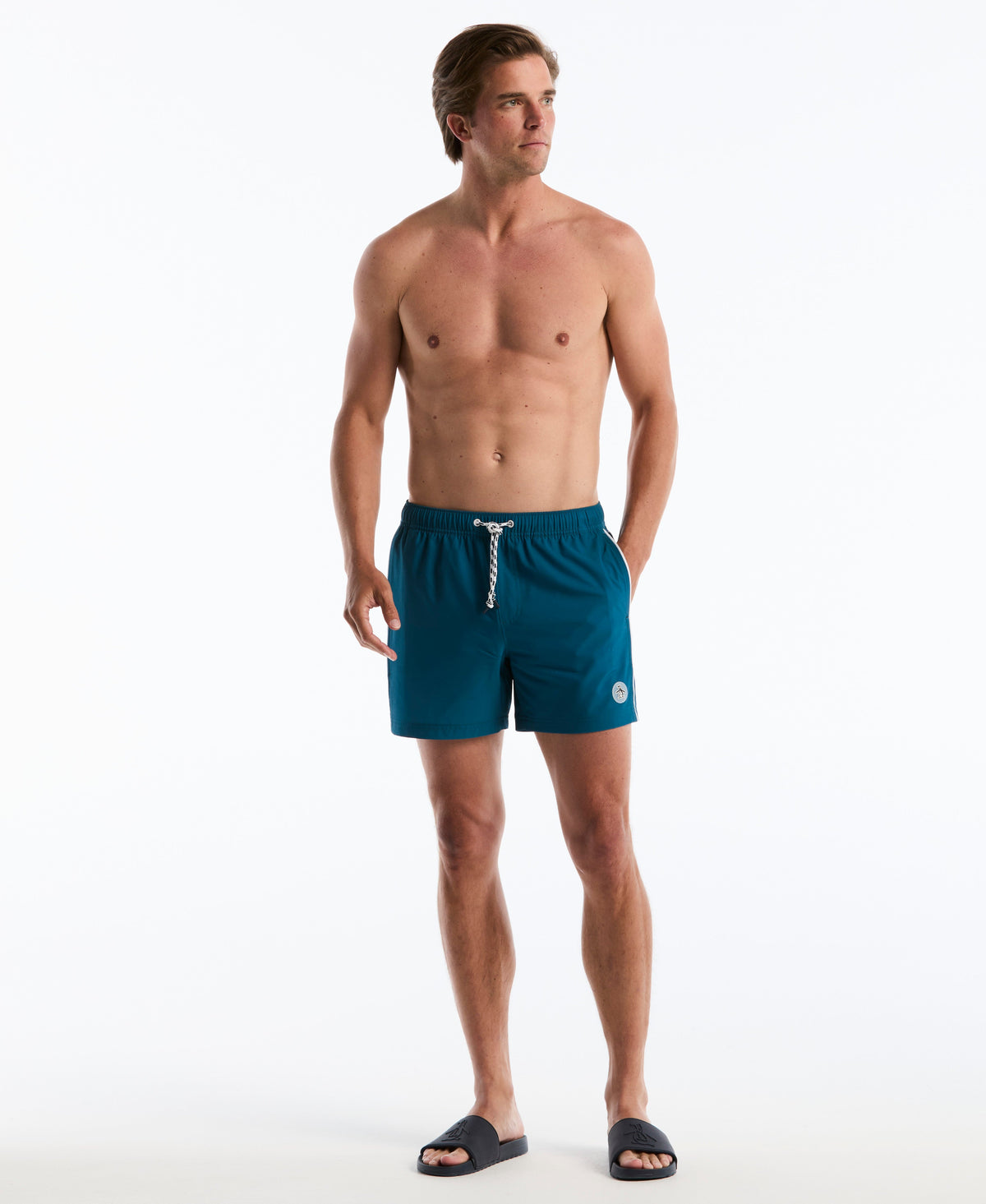 Original Penguin 5" Volley Earl Tipped Swim Short