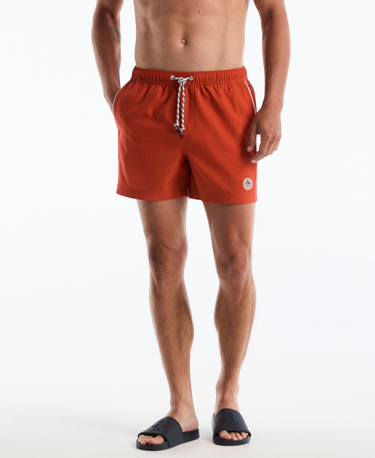 Original Penguin 5" Volley Earl Tipped Swim Short