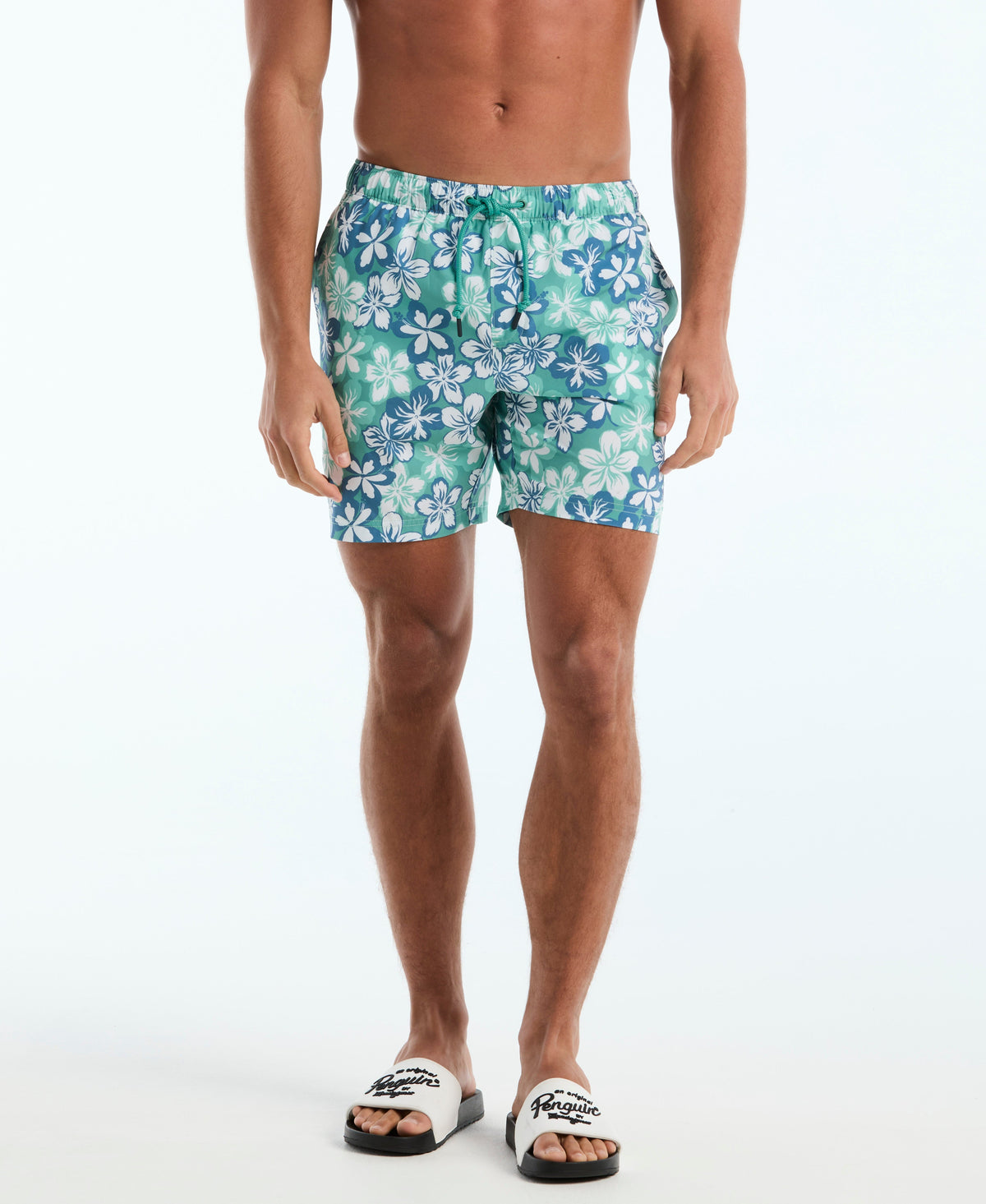 Original Penguin 7" All-Over Hawaiian Volley Swim Short