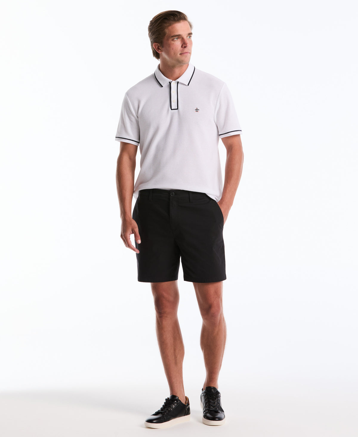 Original Penguin 7" Cotton Blend Twill Short