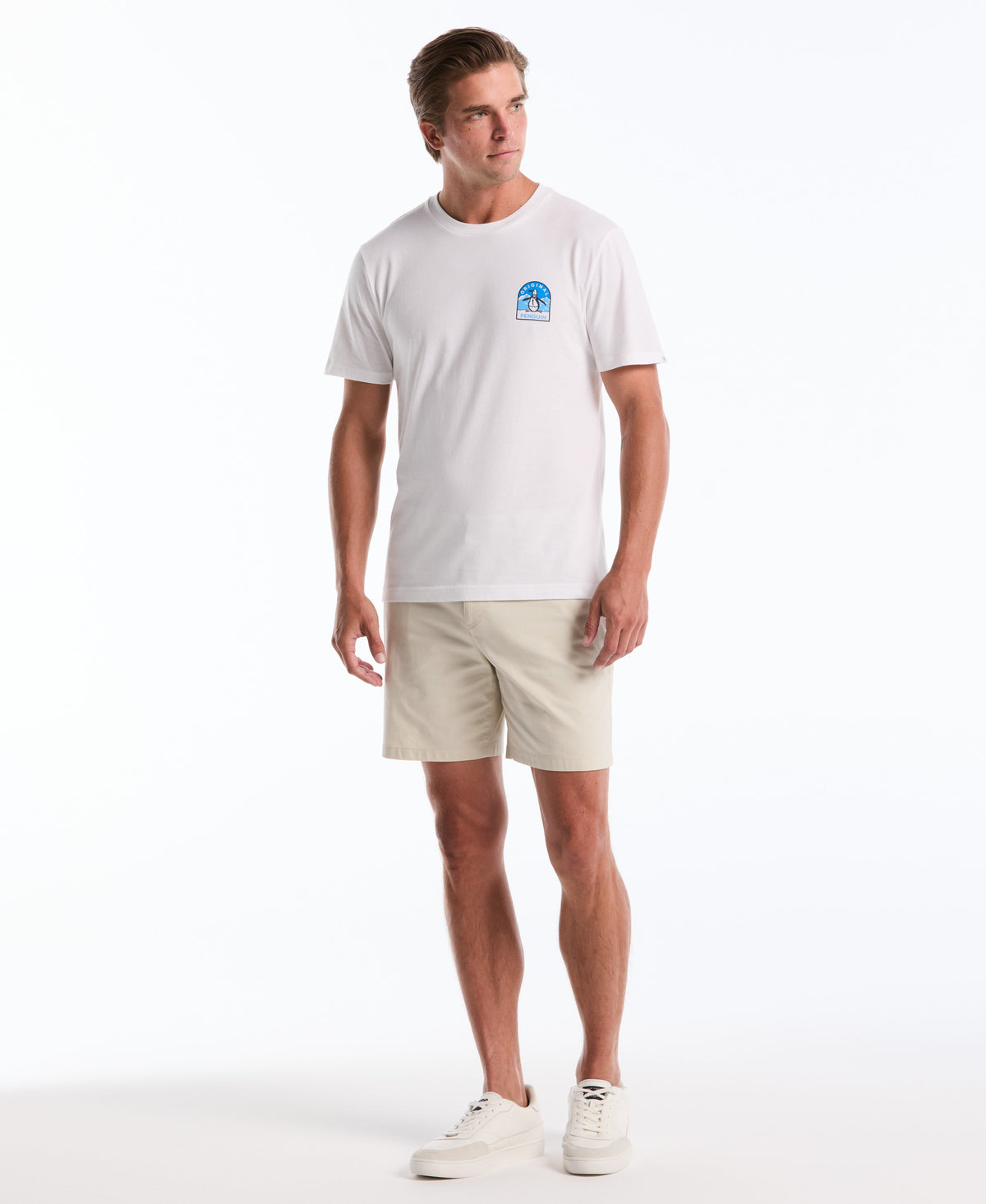 Original Penguin 7" Cotton Blend Twill Short