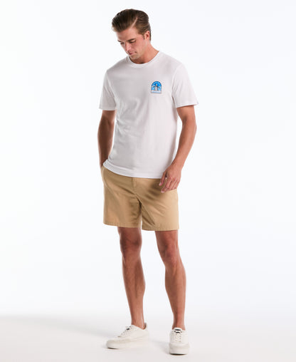 Original Penguin 7" Cotton Blend Twill Short