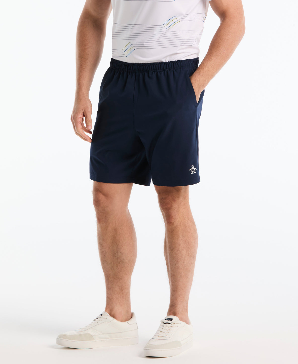 Original Penguin 8" Performance Solid Tennis Short