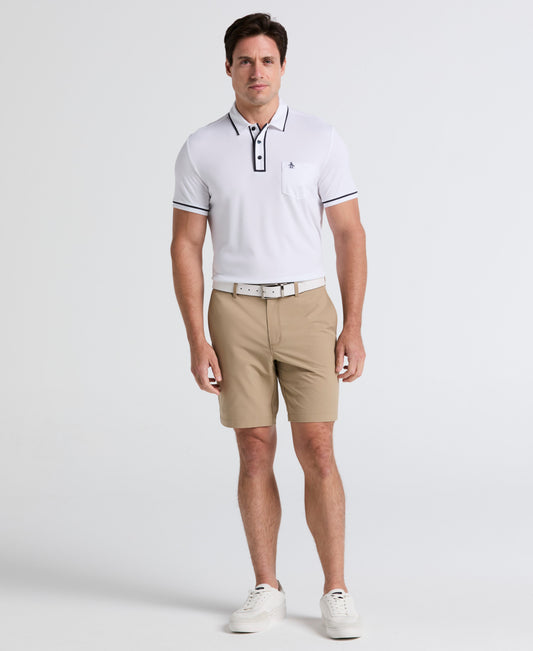Original Penguin 8" Technical Flat Front Golf Short