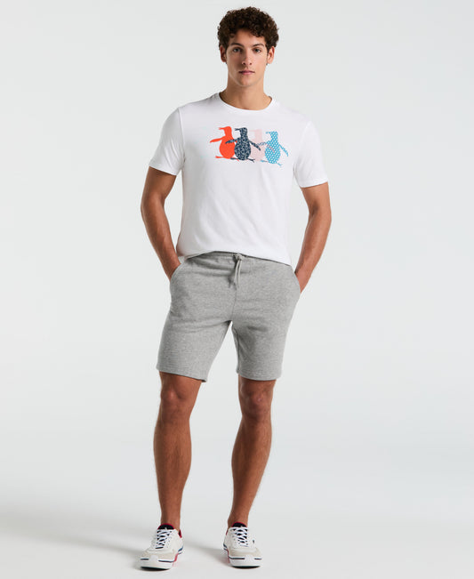 Original Penguin 9" Fleece Embroidered Pete Short