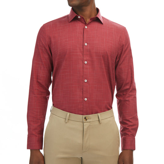 Original Penguin Abstract Space Dye Dress Shirt