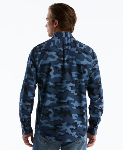 Original Penguin All-Over Camo Print Overshirt
