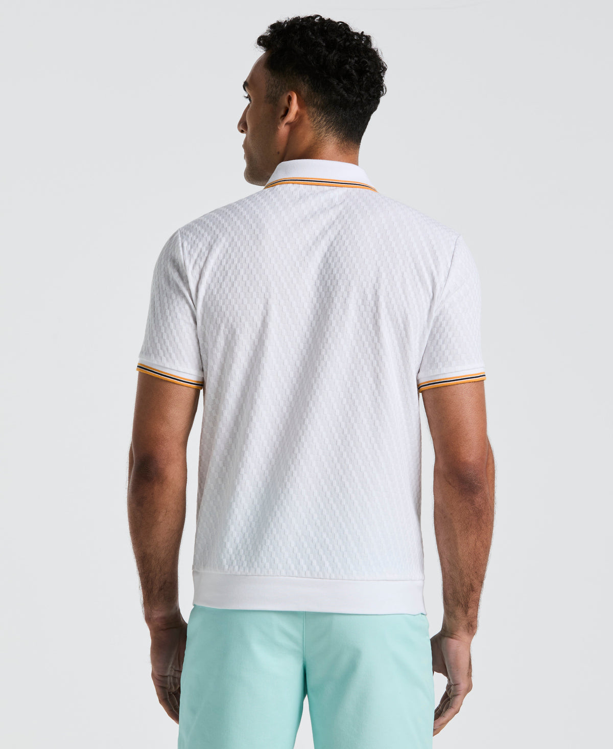 Original Penguin All-Over Jacquard Johnny Collar Polo