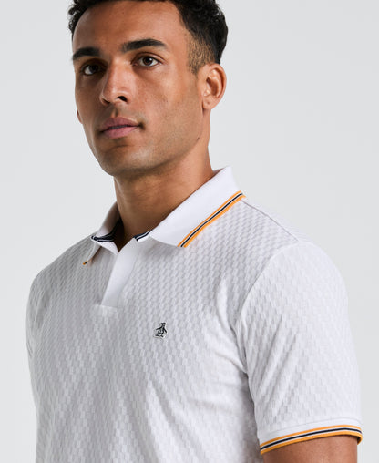 Original Penguin All-Over Jacquard Johnny Collar Polo