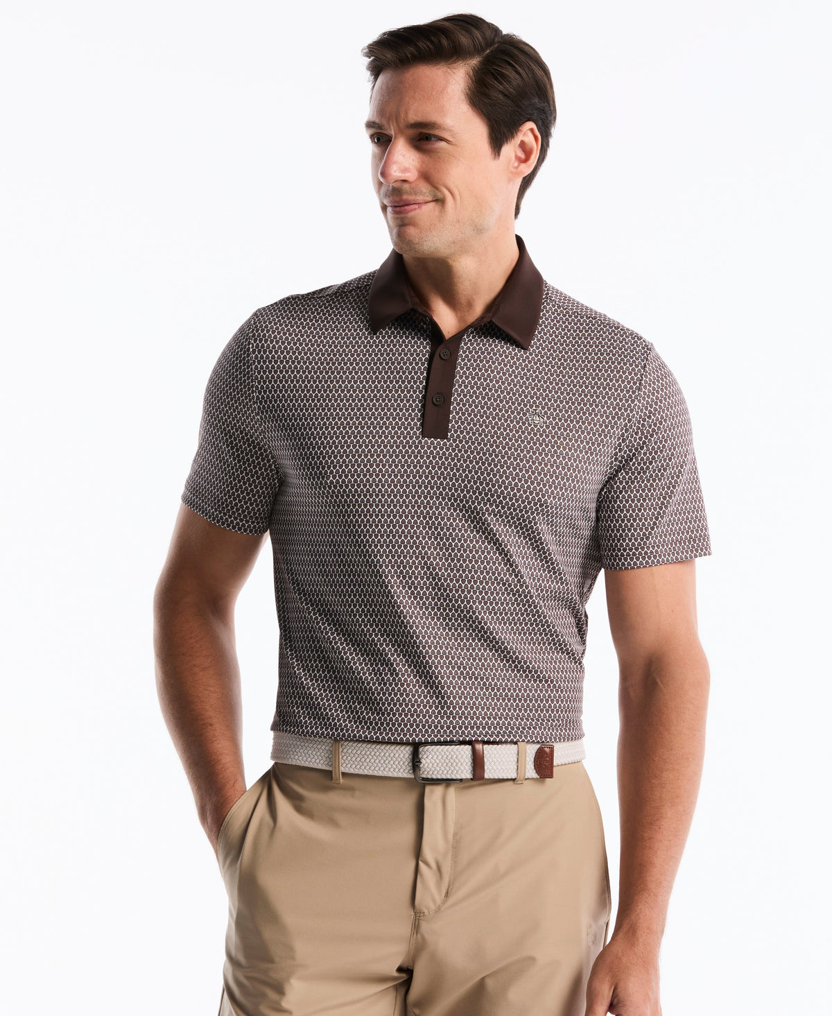 Original Penguin All-Over Novelty Geo Golf Polo