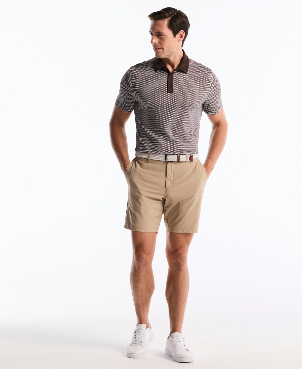 Original Penguin All-Over Novelty Geo Golf Polo
