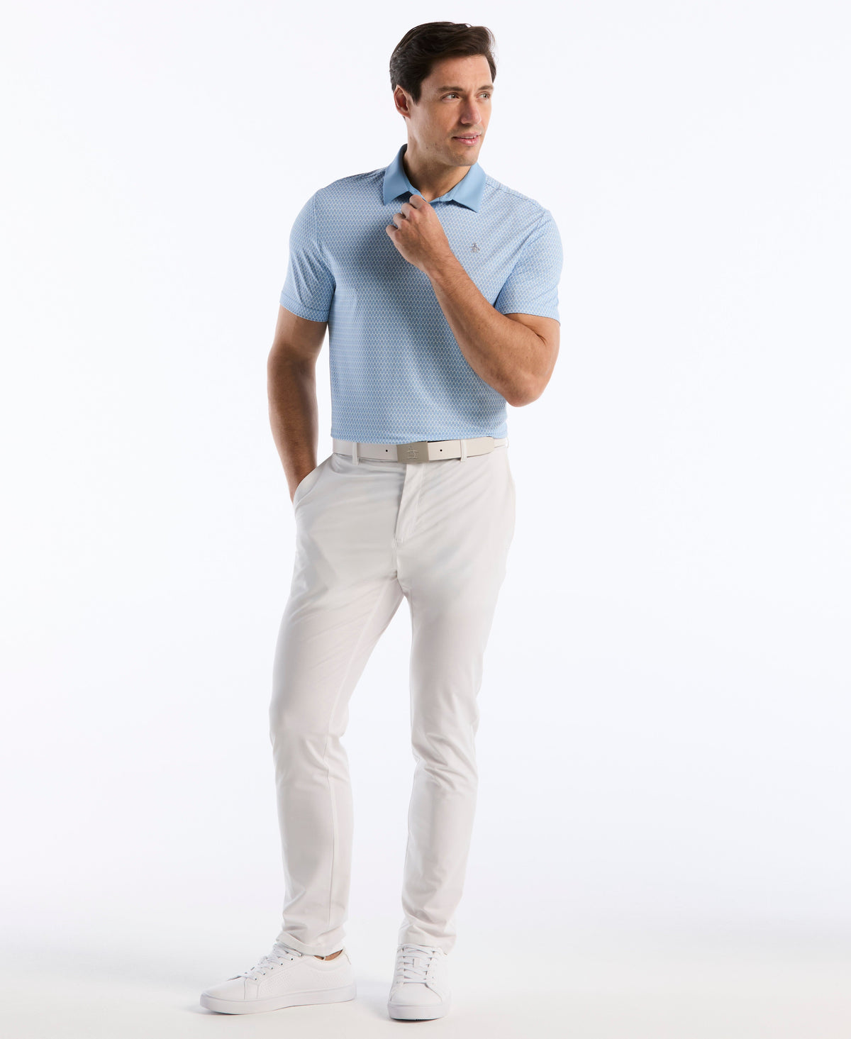 Original Penguin All-Over Novelty Geo Golf Polo