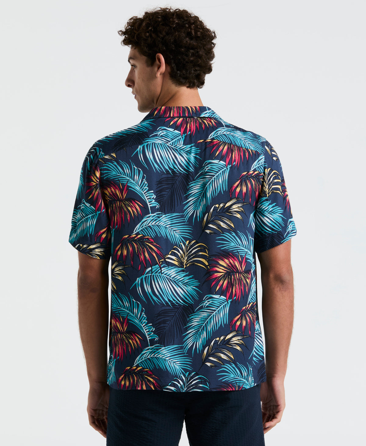 Original Penguin All-Over Palm Leaf Camp Shirt