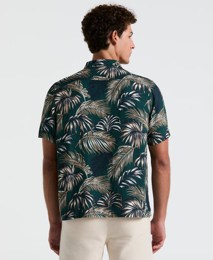 Original Penguin All-Over Palm Leaf Camp Shirt