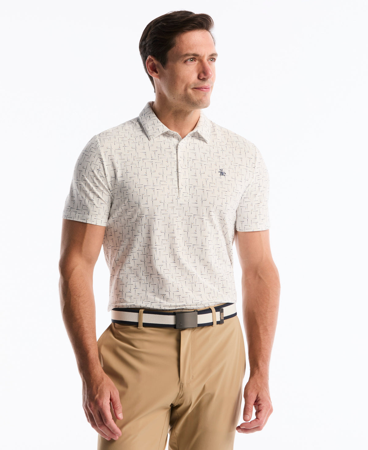 Original Penguin Archive Abstract Novelty Golf Polo