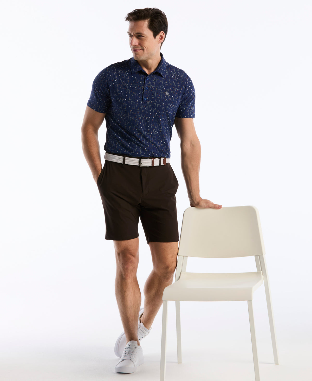 Original Penguin Archive Abstract Novelty Golf Polo