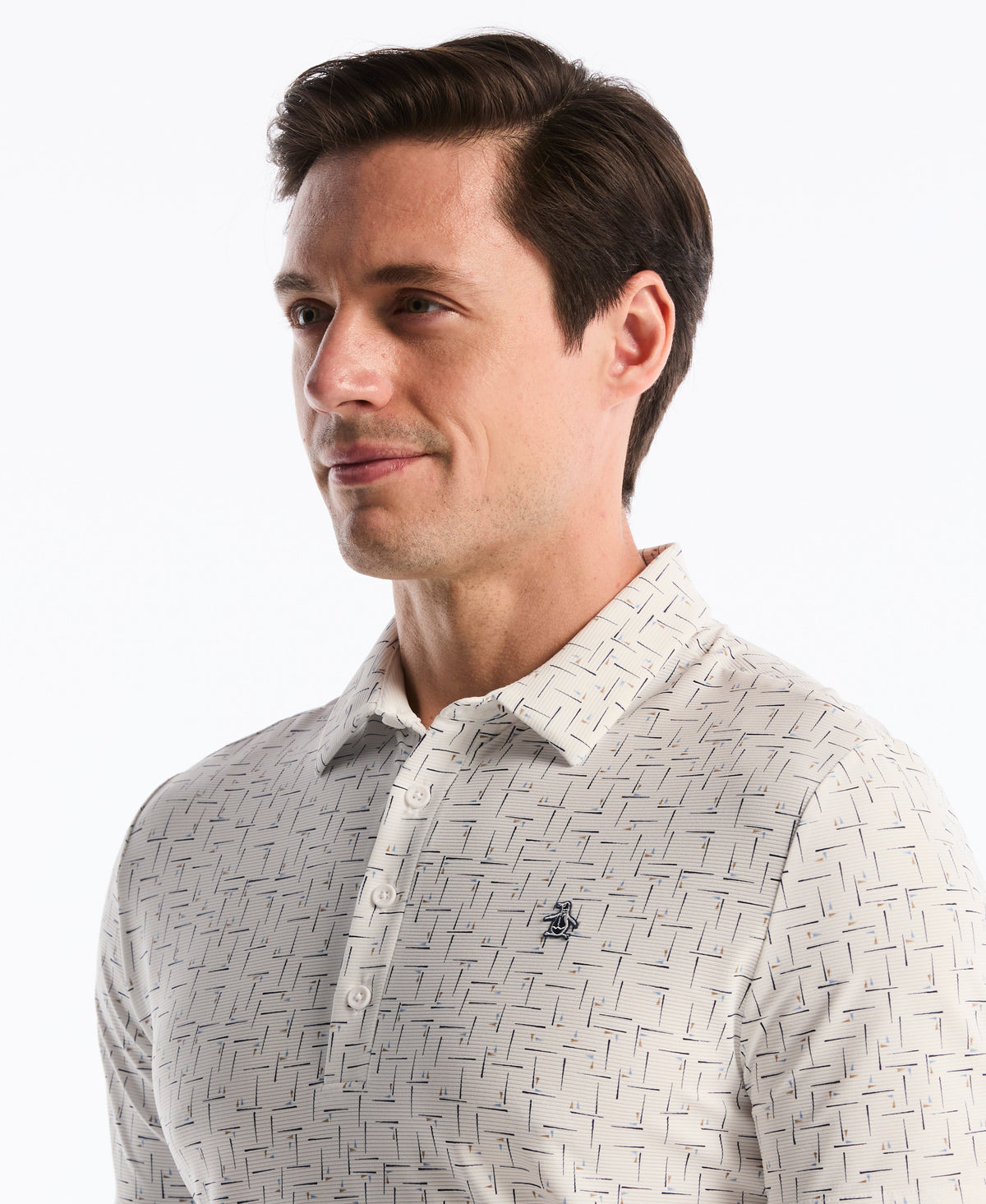Original Penguin Archive Abstract Novelty Golf Polo