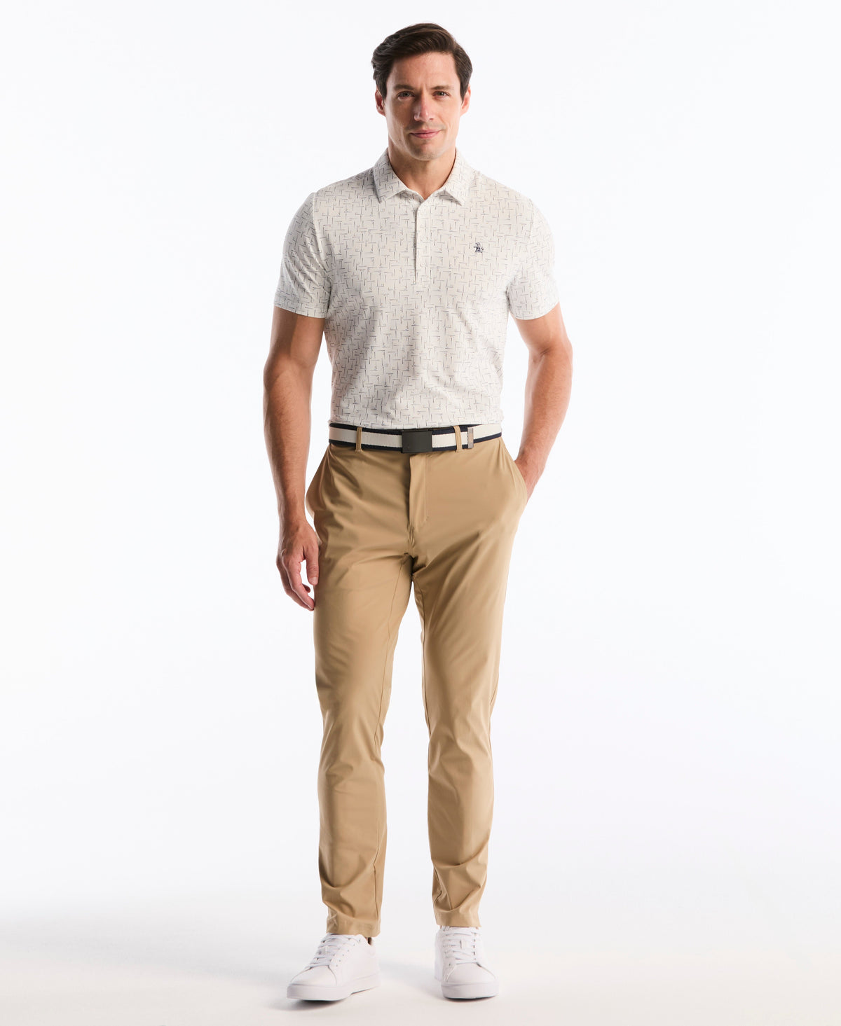 Original Penguin Archive Abstract Novelty Golf Polo