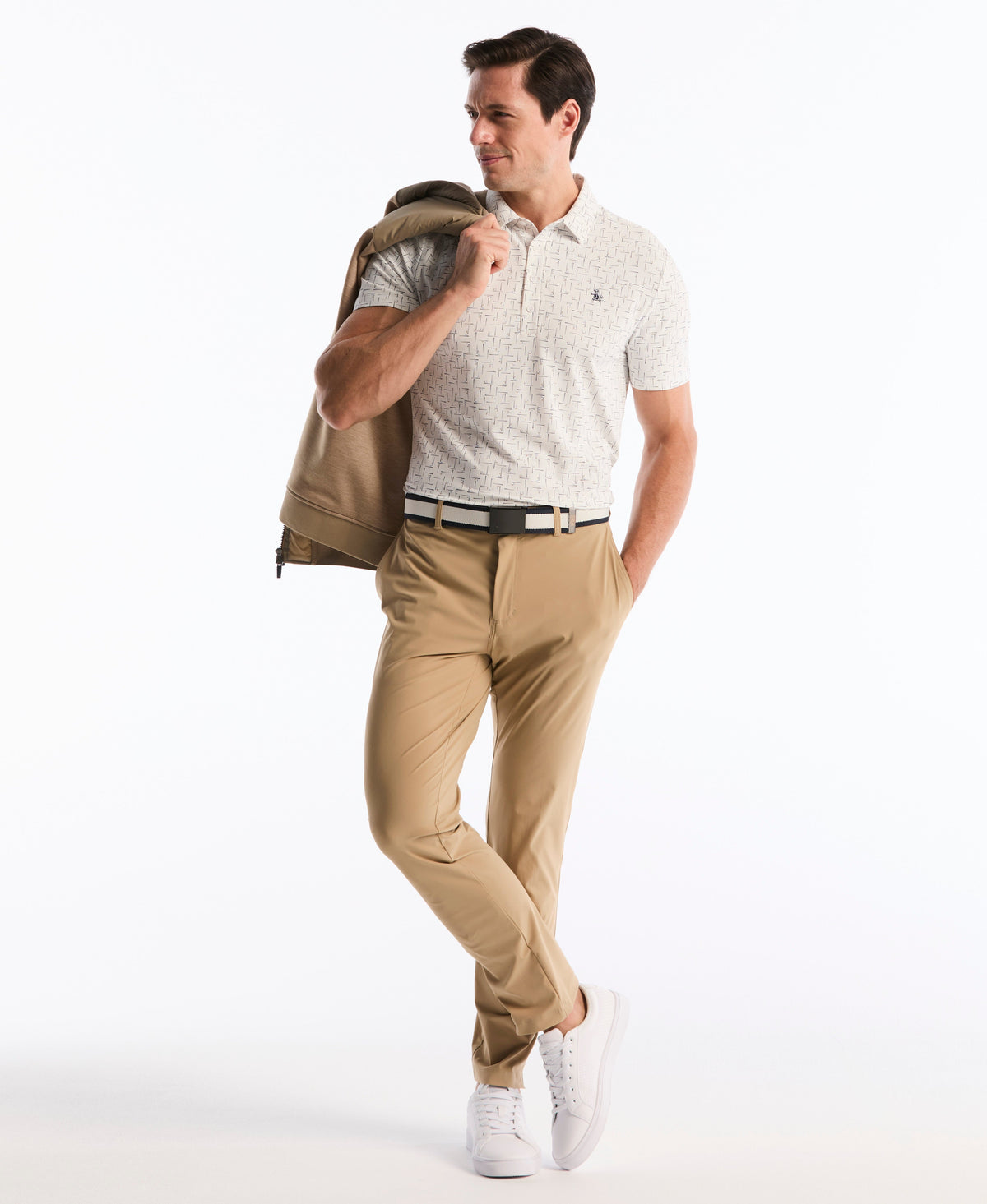 Original Penguin Archive Abstract Novelty Golf Polo