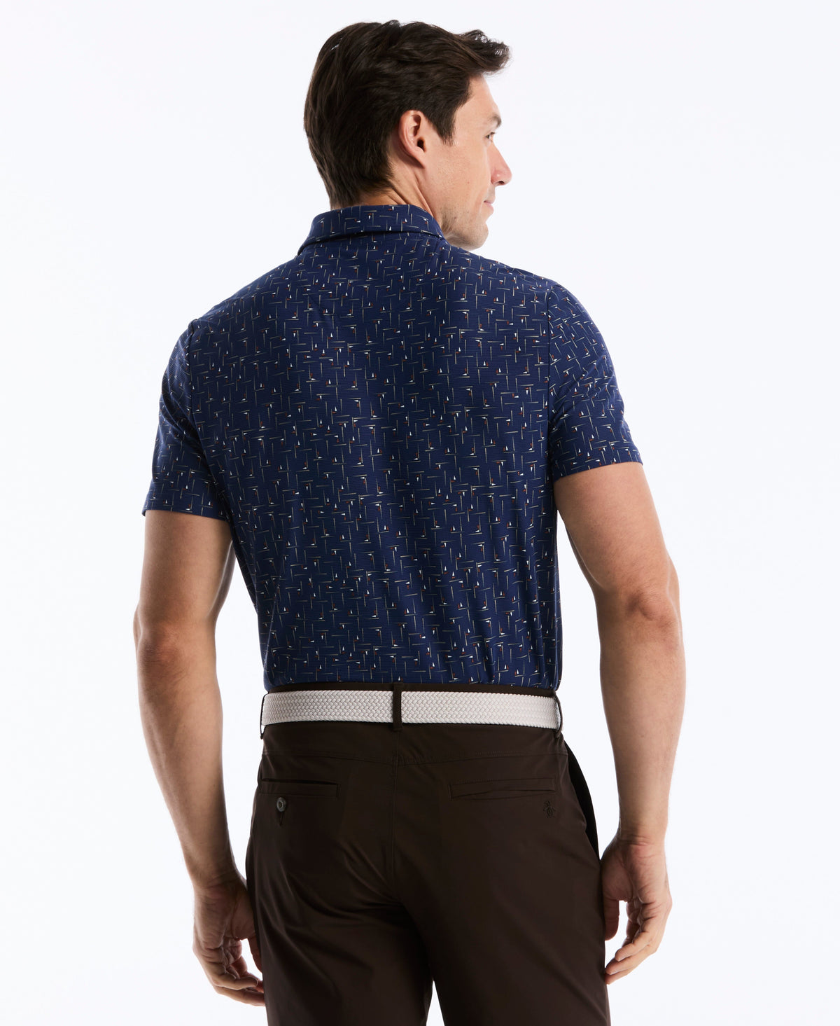 Original Penguin Archive Abstract Novelty Golf Polo