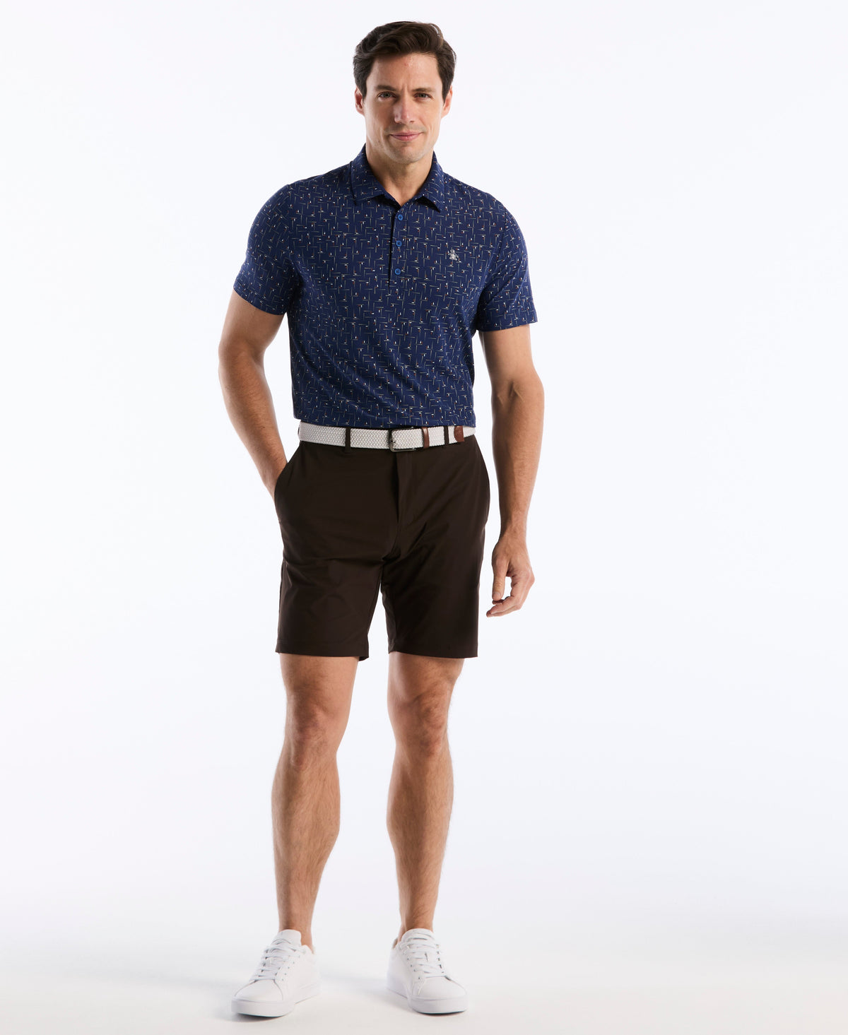 Original Penguin Archive Abstract Novelty Golf Polo