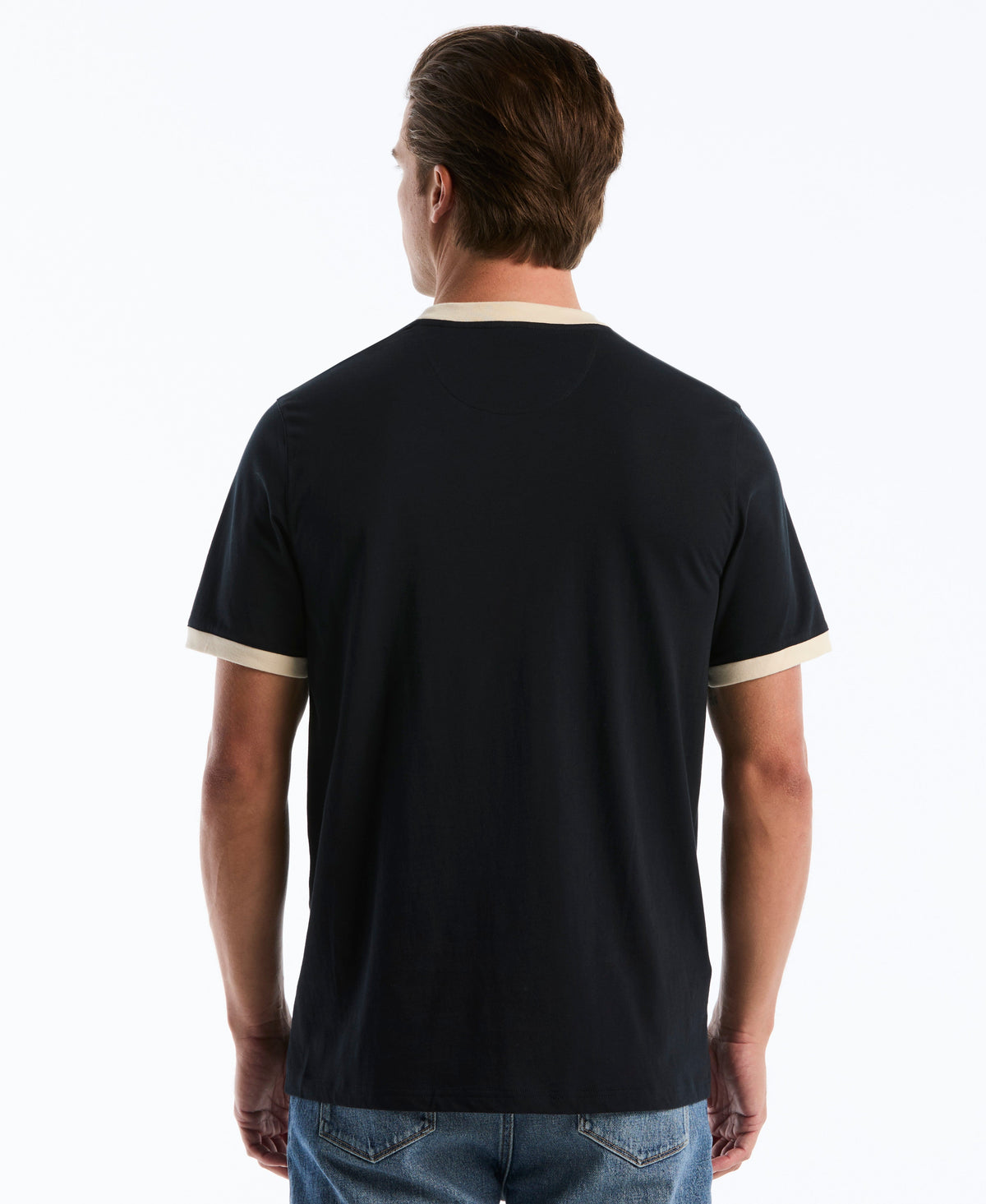 Original Penguin Beer Happy Graphic Ringer Tee